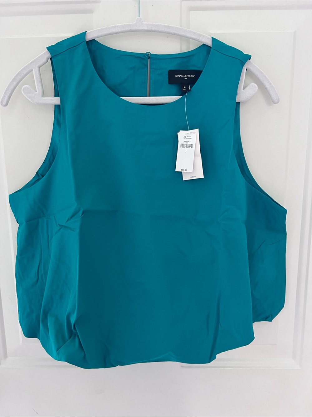 Banana Republic Teal Sleeveless Shell Top